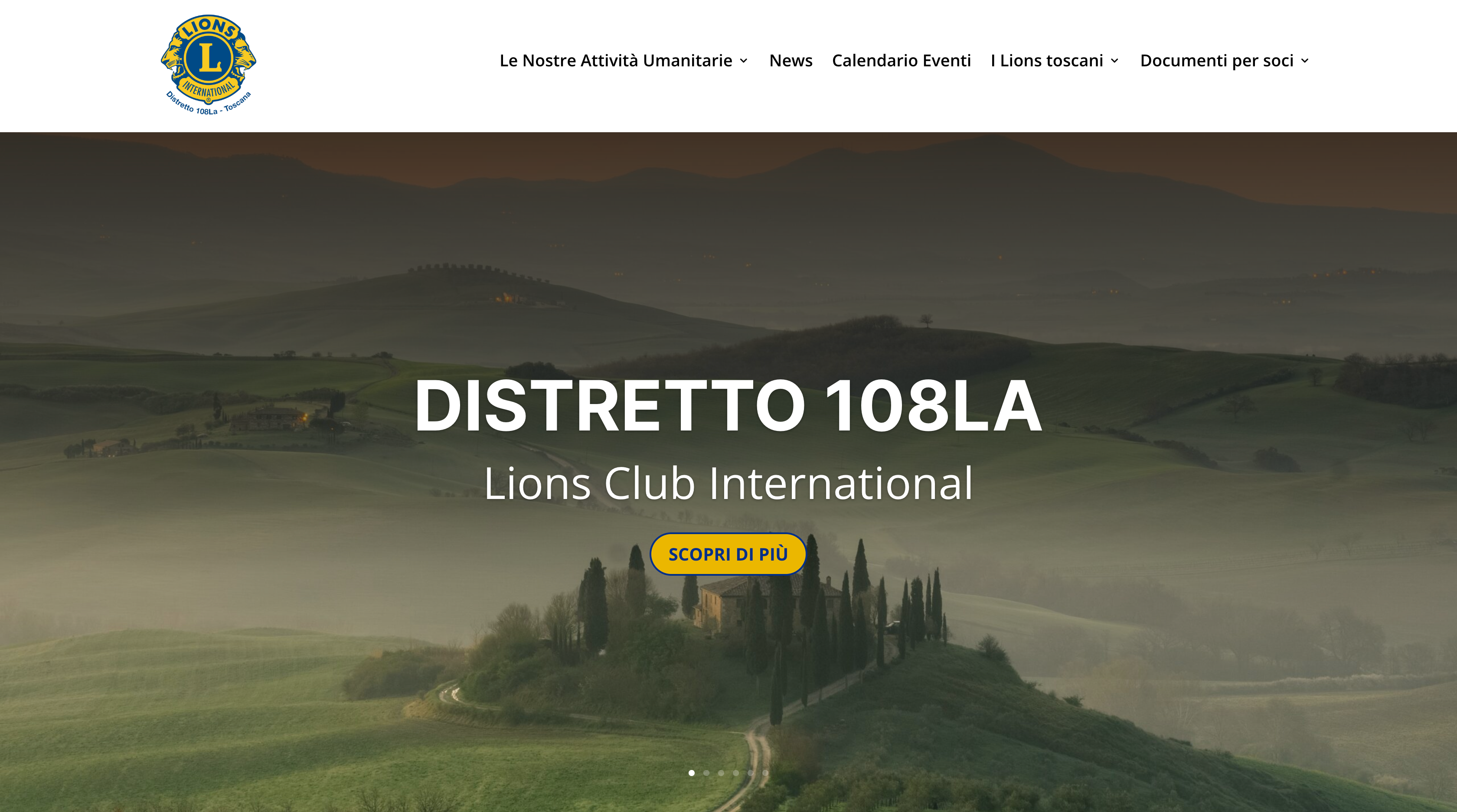 Homepage Sito Distretto 108 La toscana Lions