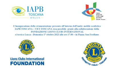 Lucca – inaugurazione strumentazione per allestimento unità mobile oftalmica