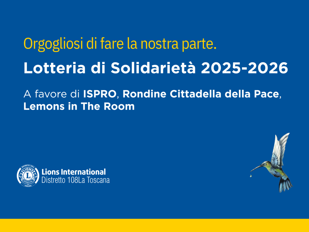 Lotteria Lions Toscana - 2025 2026